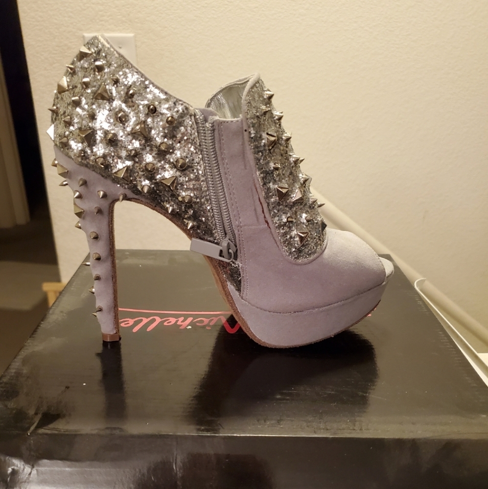 Silver heels